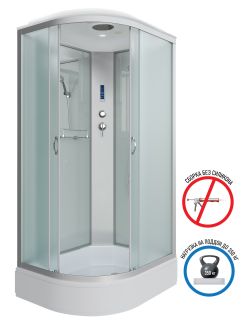 Душевая кабина Niagara NG-33294-14RP 120x90см серебро/матовое